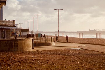 beach in the morning