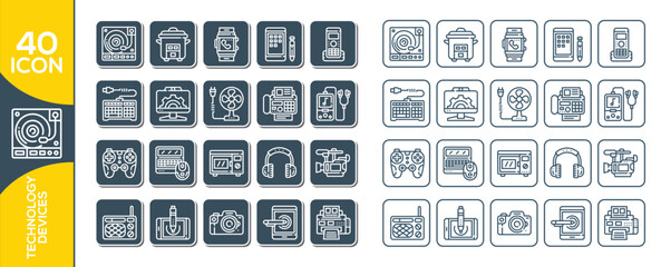 TECHNOLOGY ICON SET DESIGN