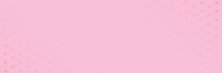 ピンクの麻の葉背景