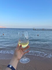 glass of wine