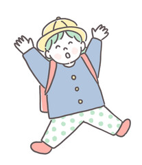 元気な小学一年生