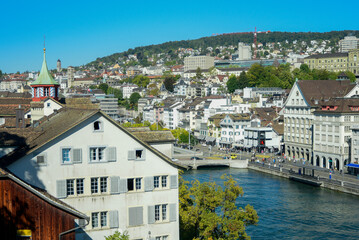 Obraz premium スイスチューリッヒの美しい風景