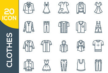 CLOTHES ICON SET DESIGN