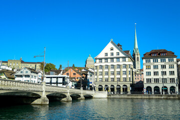 Fototapeta na wymiar スイスチューリッヒの美しい風景