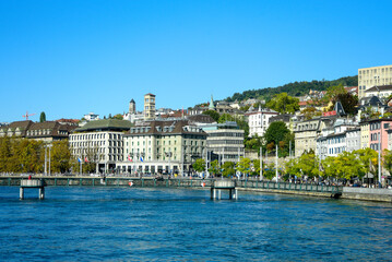Obraz premium スイスチューリッヒの美しい風景