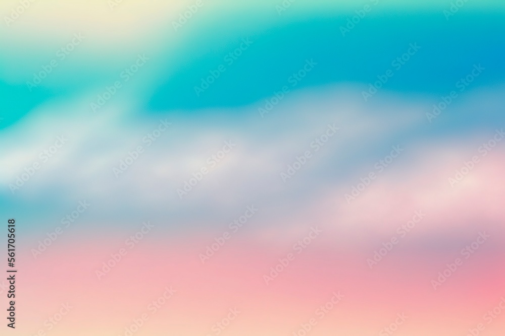 Sticker abstract blurred sunset sky and clouds background with glowing flare light. background of blurred pi