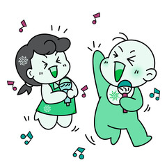 Happy Kid Sing and Dance