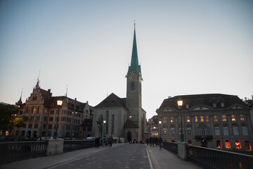 Obraz premium スイスチューリッヒの美しい風景