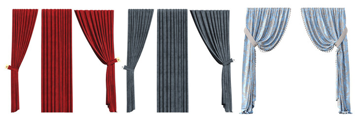 curtain isolated on a transparent background, 3D illustration, cg render
- 561706045