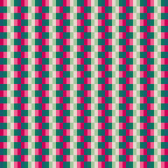 geometric background  shape pink green endless connect gift wrap t-shirt pattern book cover
