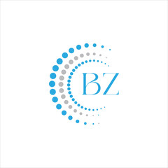 BA Abstract Halftone Logo Design. BA Motion Dot Logo Design Template Idea Vector Illustration.
