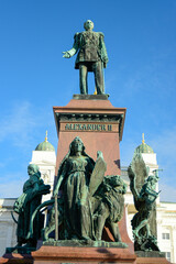 Obraz premium フィンランドの首都ヘルシンキの美しい風景Beautiful scenery of Helsinki, the capital of Finland