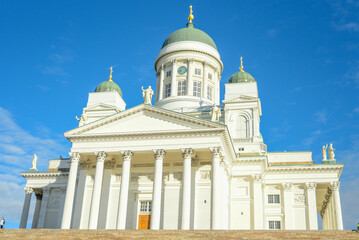 Fototapeta na wymiar フィンランドの首都ヘルシンキの美しい風景