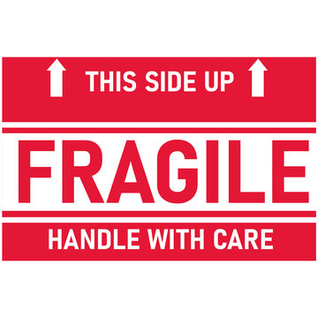 Fragile handle with care... Unbreakable, just kidding, take care...