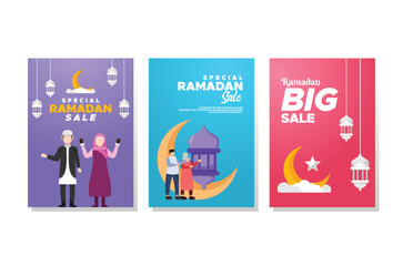 Ramadan Sale Vector Design With Human Ornament