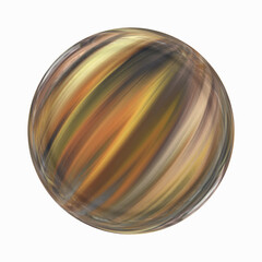 Colorful 3d spherical ball. Vector illustration.