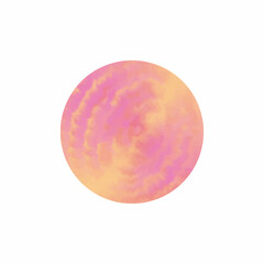 Watercolor round spot. Vector illustration