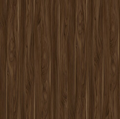 Naklejka premium Seamless wood texture background illustration closeup. Dark wood plank, wood texture background