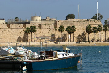 Berth on the seashore for mooring boats and yachts.