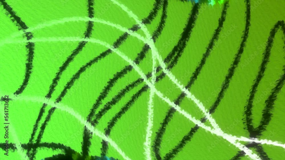 Poster animation with creative drawing lines. motion. chaotic moving pencil texture lines in animation. sty