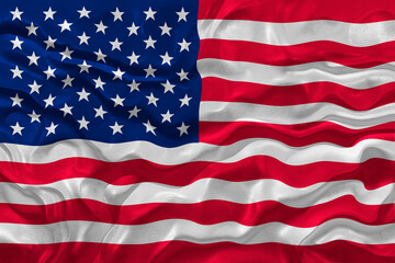 National flag of United States of America. USA. Background  with flag of United States of America. USA