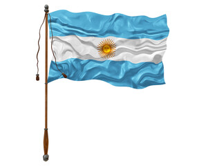 National flag  of Argentina. Background  with flag  of Argentina.