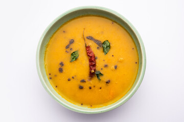Khatti Dal is a food from India, a Hyderabadi cuisine, dal made using Masoor or Toor dal