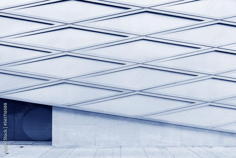 Aufkleber exterior of modern architecture. building abstract background
