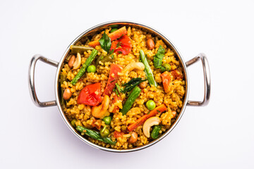 Bisi bele bath or bhath or huliyanna is a spicy, rice based dish from Karnataka, India