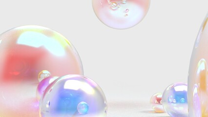 luxury pearls background, pearls background 3D render