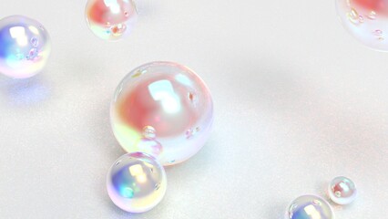 luxury pearls background, pearls background 3D render