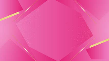 Pink brush metal abstract geometric background