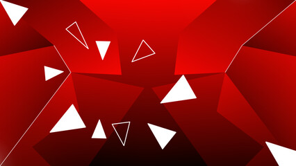 Fototapeta premium Abstract multicolor emerald red background. Vector polygonal design illustrator