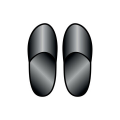Slipper icon on white.
