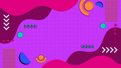 Modern purple colored background. Geometric vector design.