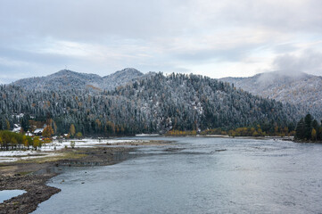 Lake Teletskoye in Altay
