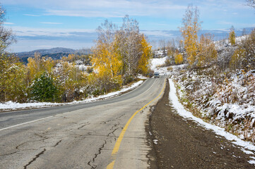 View of Altay mountains