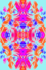 Abstraction Color Background with Pattern
