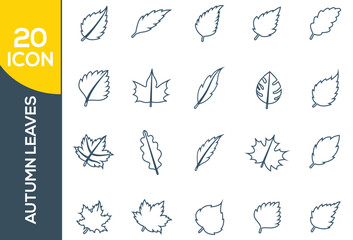 AUTUMNLEAVES ICON SET DESIGN