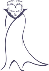 superhero costume, vector illustration