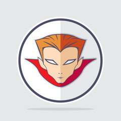 superhero costume, vector illustration