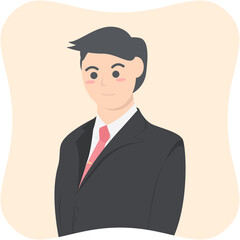 Professional Business Man Employment Avatar Character Collection
