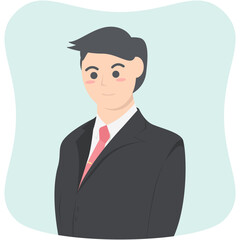 Professional Business Man Employment Avatar Character Collection
