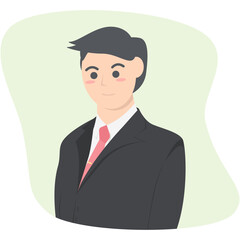 Professional Business Man Employment Avatar Character Collection
