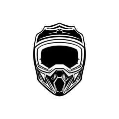 Motorcycle helmet. Racing helmet icon