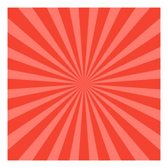 Pink retro background red sunburst