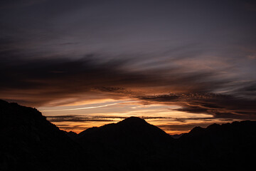 Puesta de sol en Ordino Arcalís, Andorra