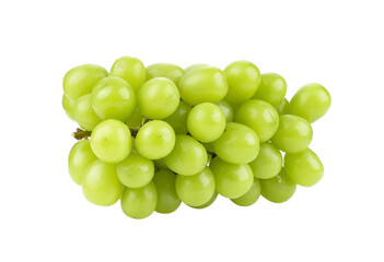 Green grape on transparent png