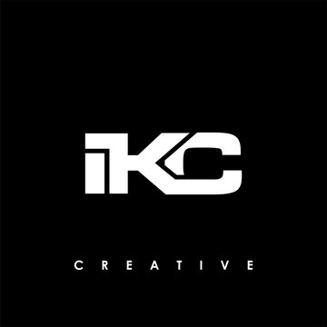 IKC Letter Initial Logo Design Template Vector Illustration