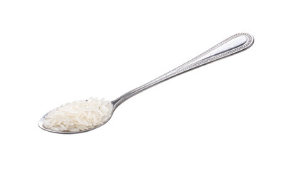 rice in spoon on  transparent png